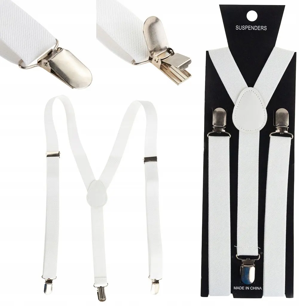 Підтяжки чоловічі для штанів Martom (BQ6A white) - фото 3