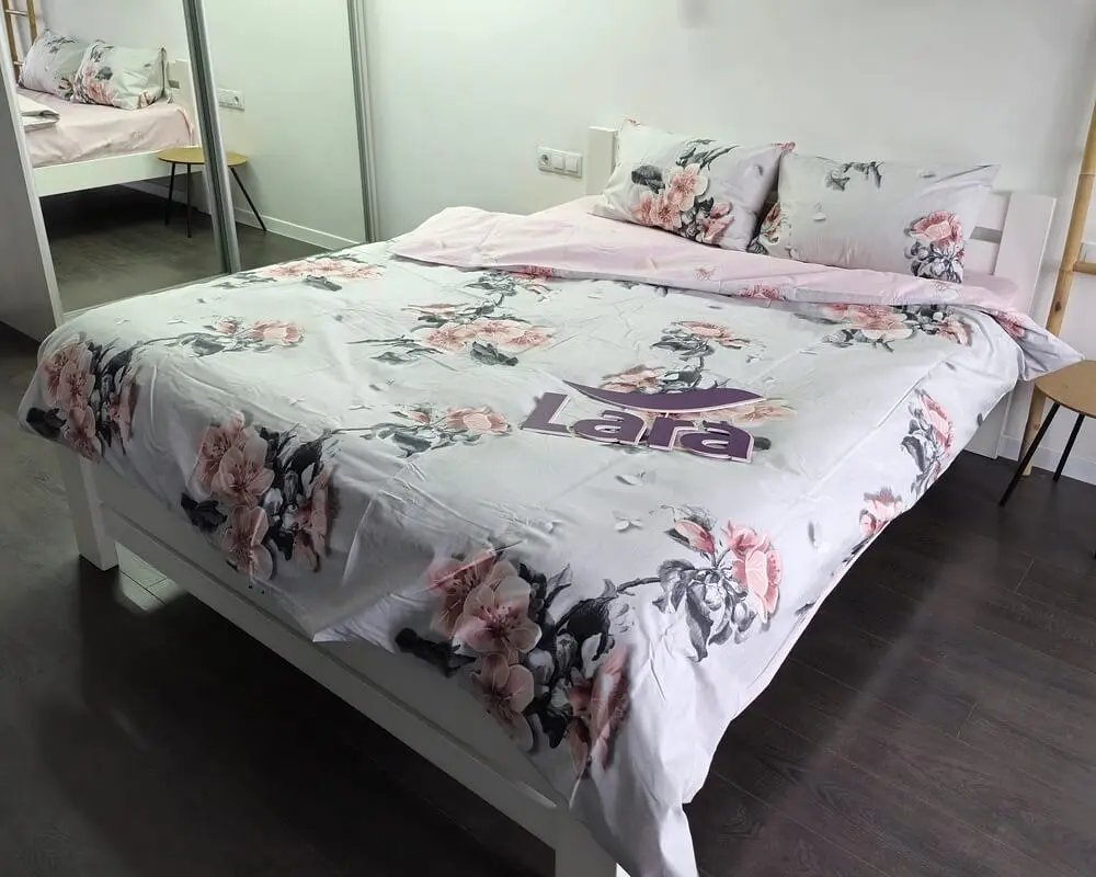 Постільна білизна LARA бязь d11314e євро - фото 2