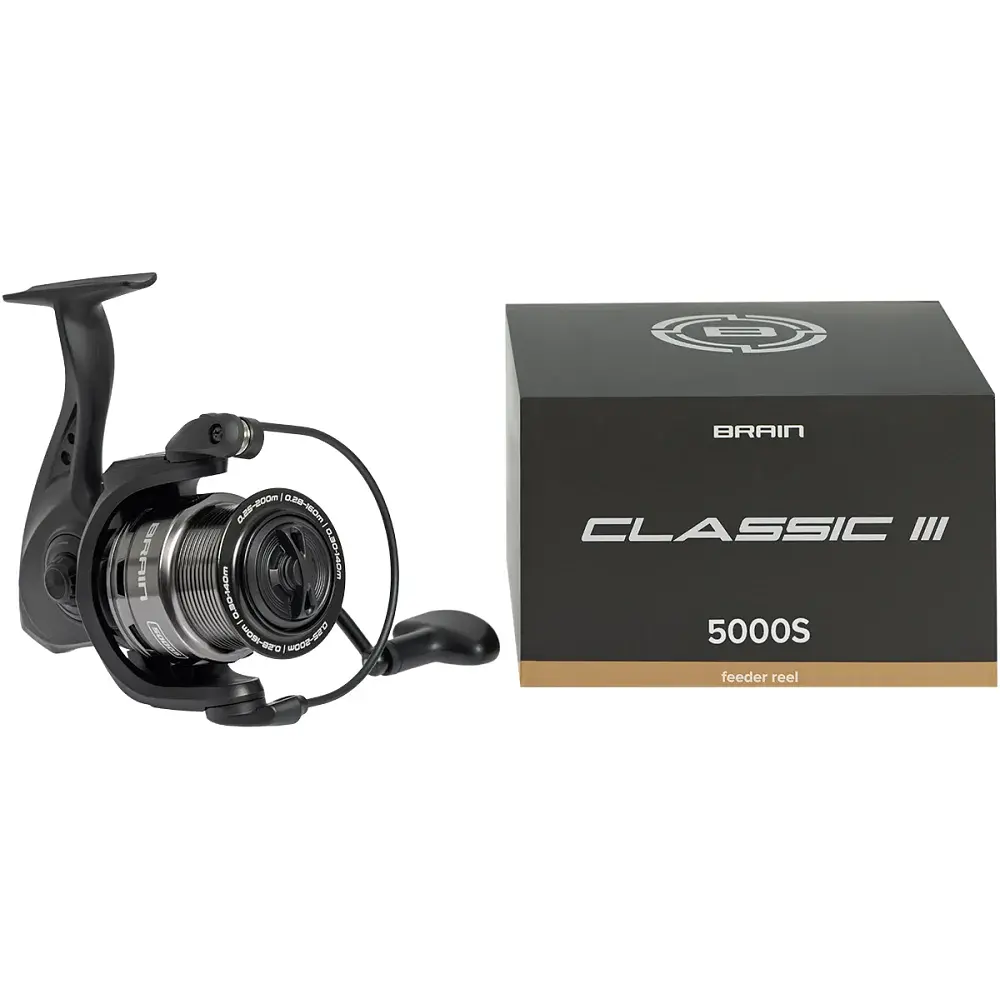 Котушка Brain Classic III Feeder 5000S 4+1BB 4.9:1 - фото 6