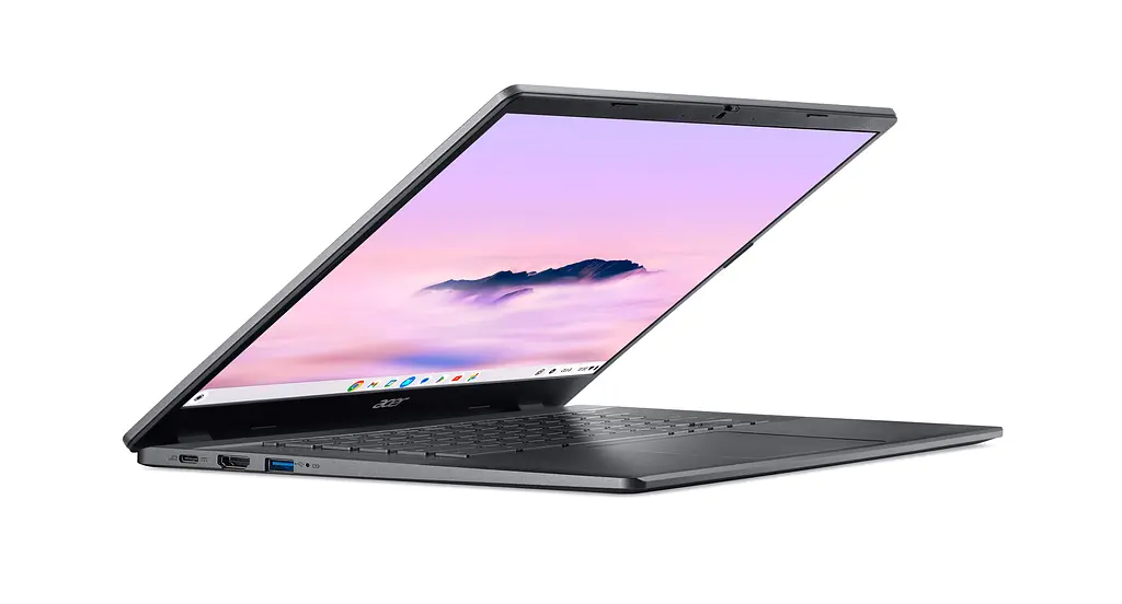 Ноутбук Acer Chromebook Plus CB515-2H 15' FHD IPS, Intel i5-1235U, 16GB, F512GB, UMA, ChromeOS, сірий (NX.KNUEU.004) - фото 8