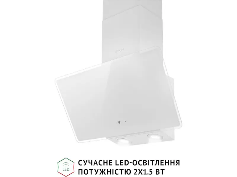 Вытяжка наклонная Perfelli VICCO 6HSR BIANCO - фото 2