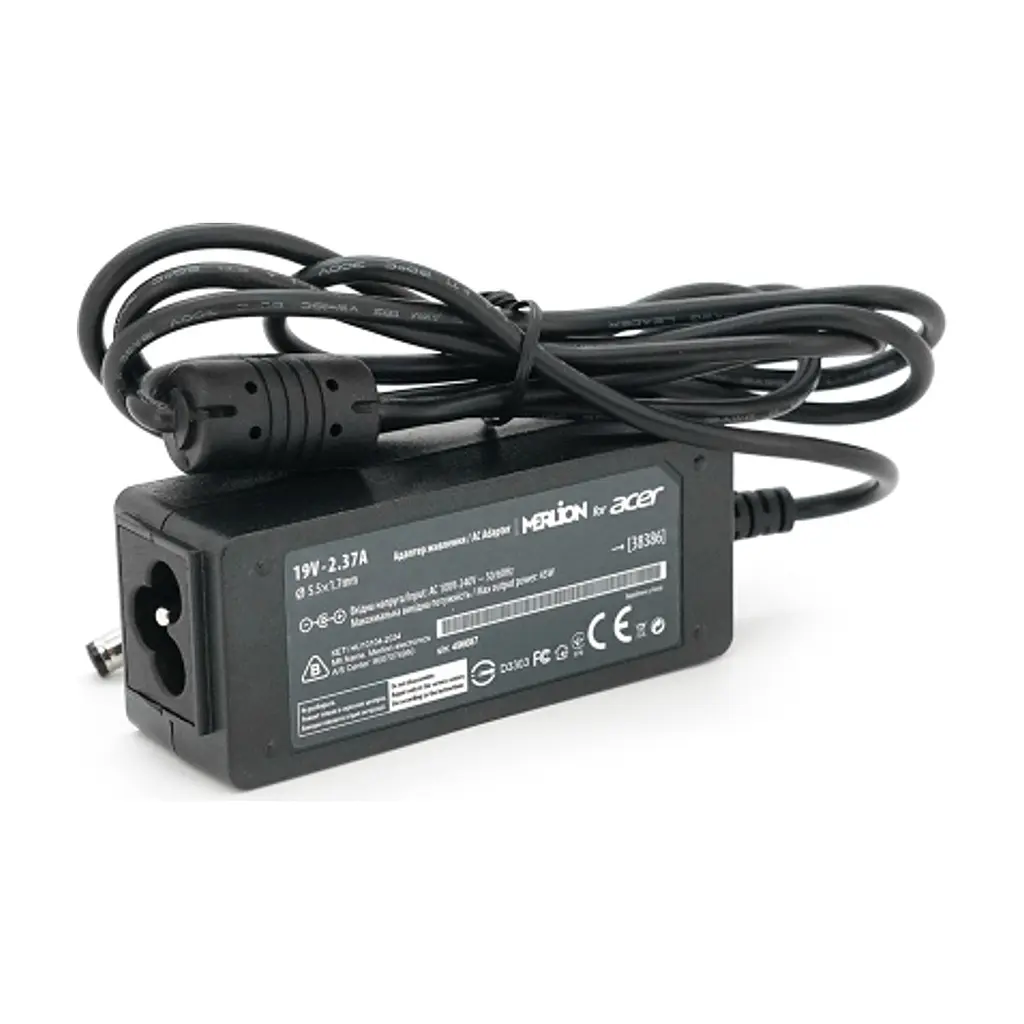 Блок живлення до ноутбуку Merlion ACER 45W 19V 2.37A, 5.5*1.7 (LAC45/19-5.5*1.7) - фото 3