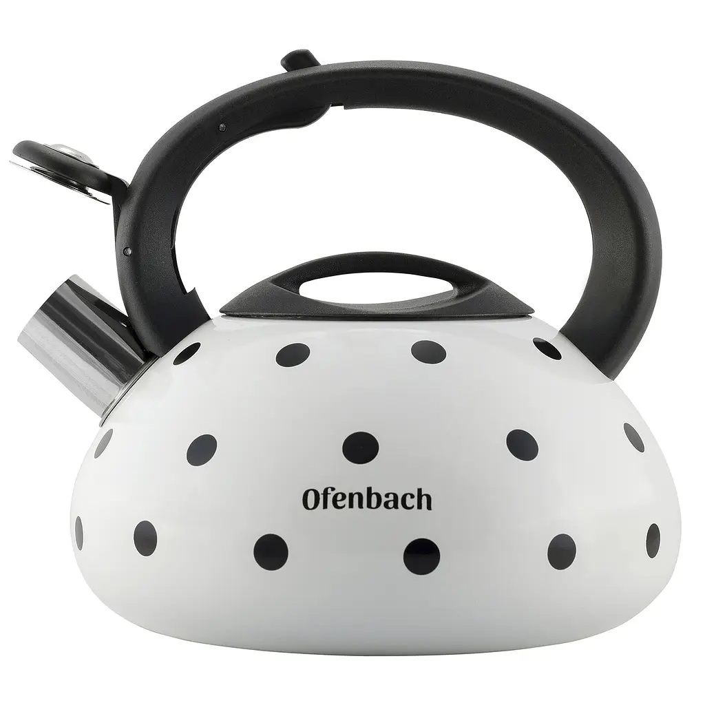 Чайник із свистком Ofenbach NB-100301WH 2.5 л білий - фото 9