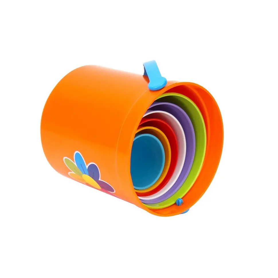 Детский набор Пасочки с ведром ТехноК 2049TXK, 7 элементов - фото 2