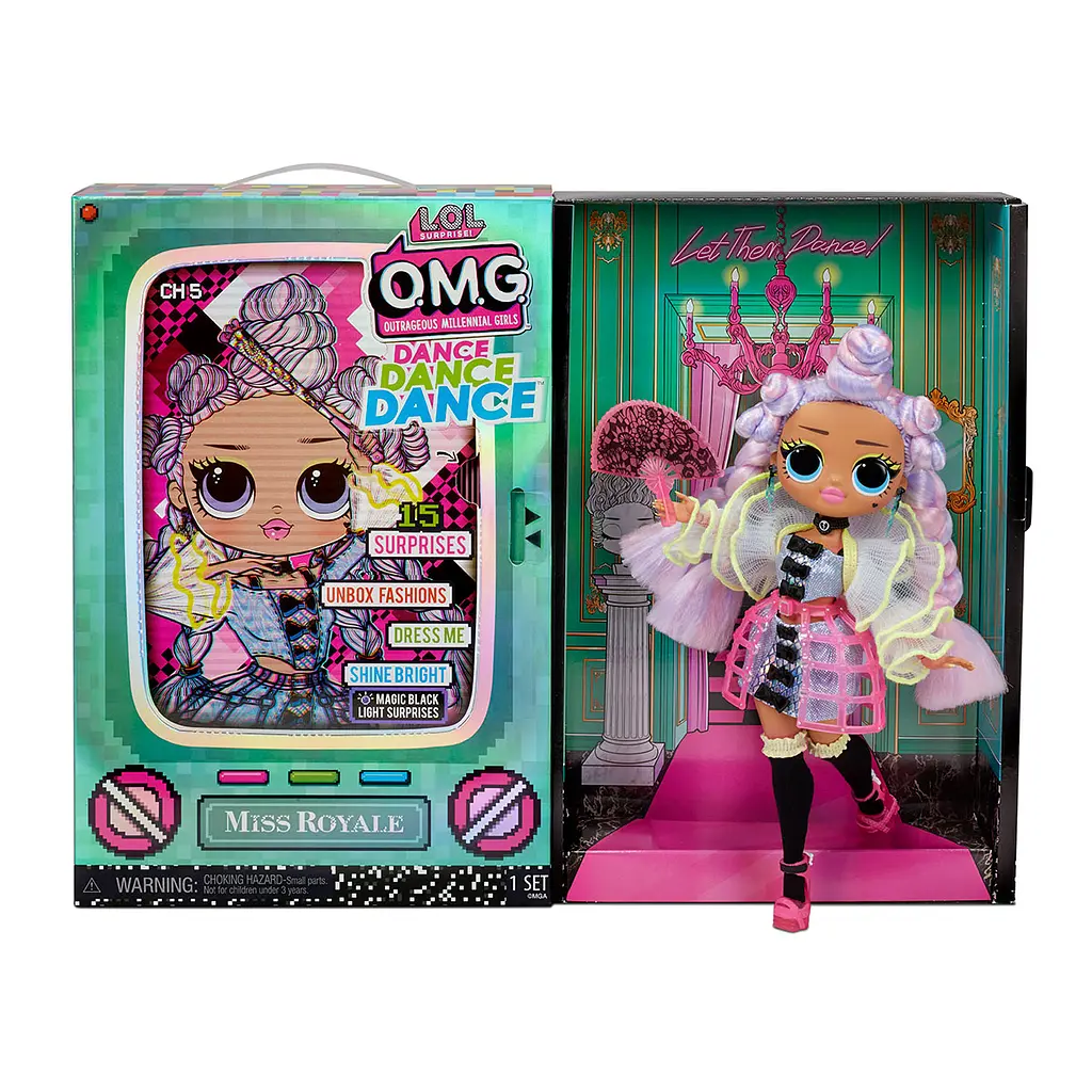 Игровой набор с куклой L.O.L. Surprise O.M.G. Dance Мисс Роял (117872) - фото 9