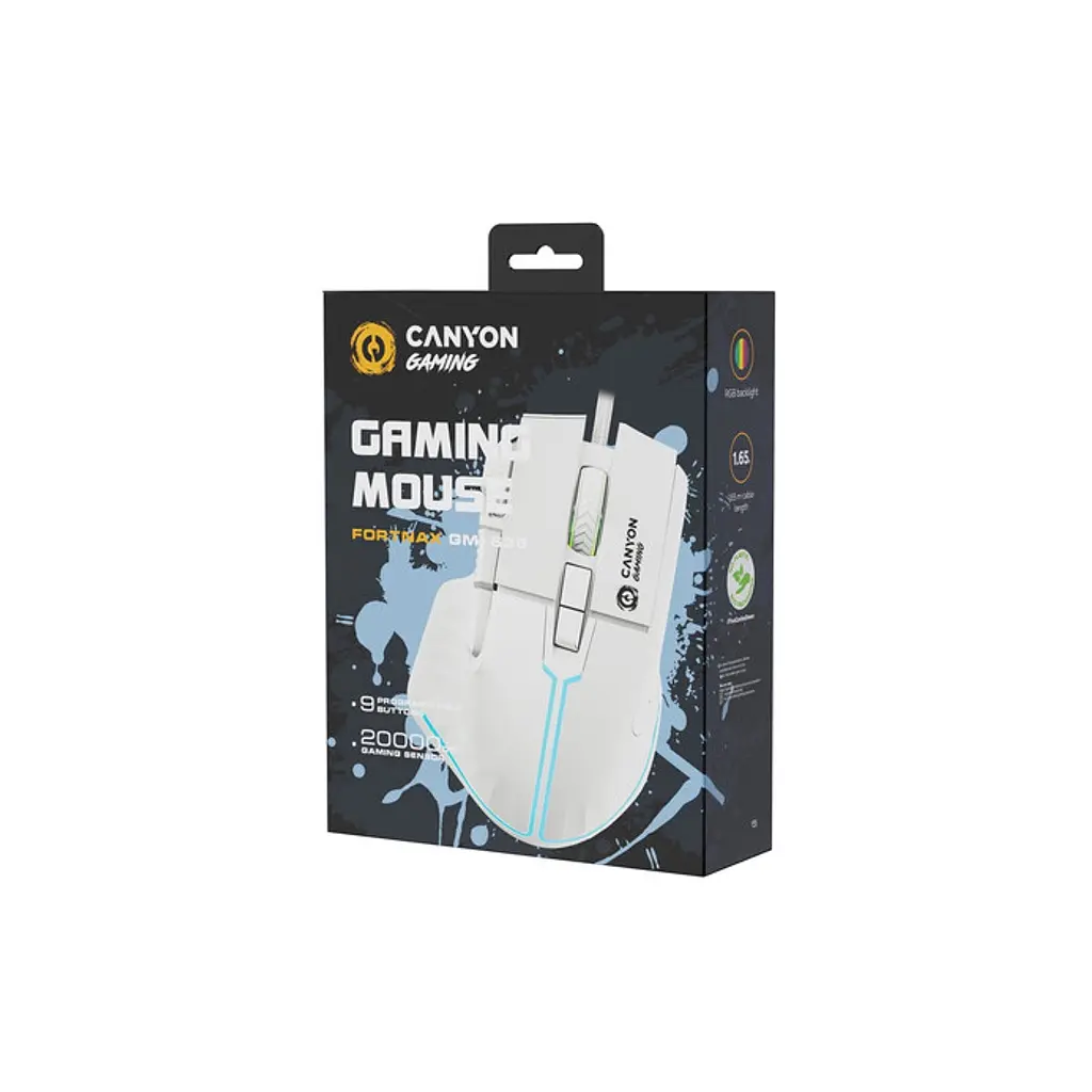 Мишка Canyon Fortnax GM-636 RGB USB White (CND-SGM636W) - фото 6