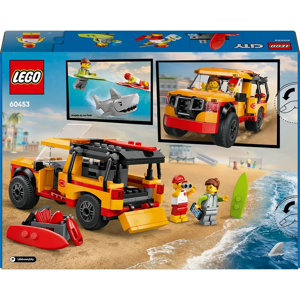 Конструктор LEGO City Пляжный спасательный грузовик 214 деталей (60453) - фото 2
