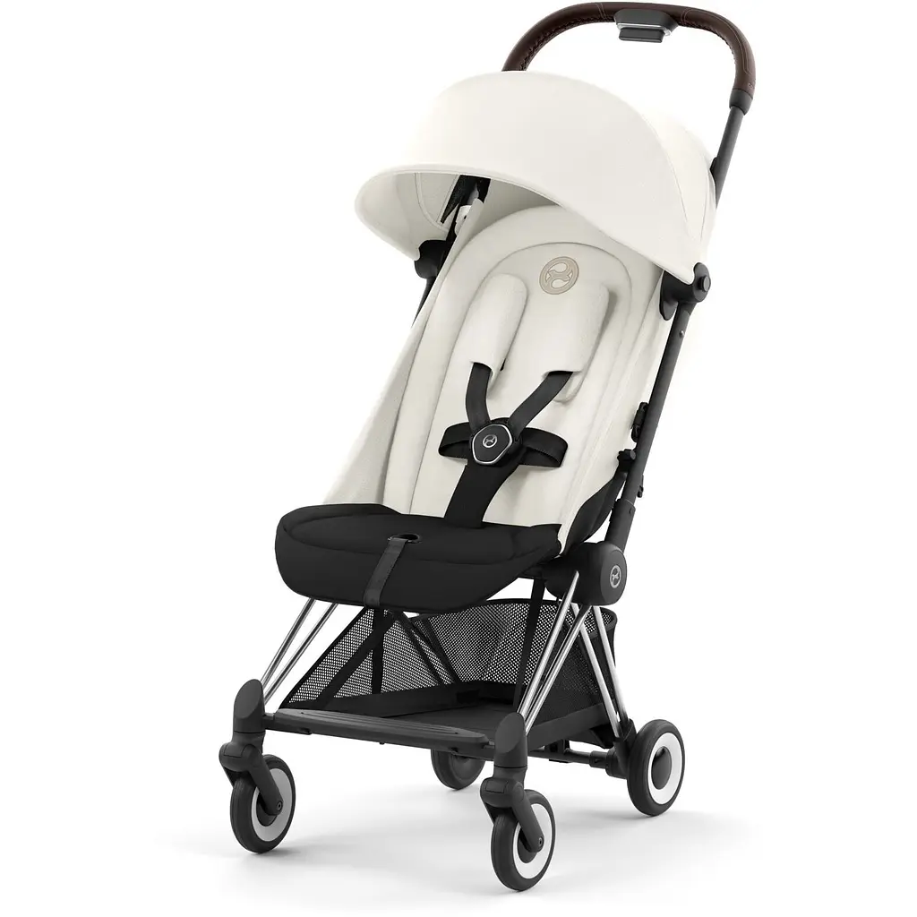 Коляска Cybex Coya Chrome Dark Brown Off White (522004405) - фото 2