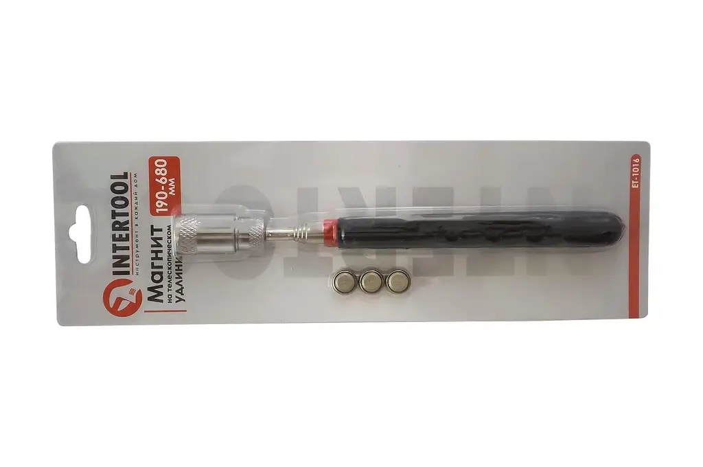 Захоплення магнітне з ліхтариком Intertool ET-1016 190-680 мм - фото 3