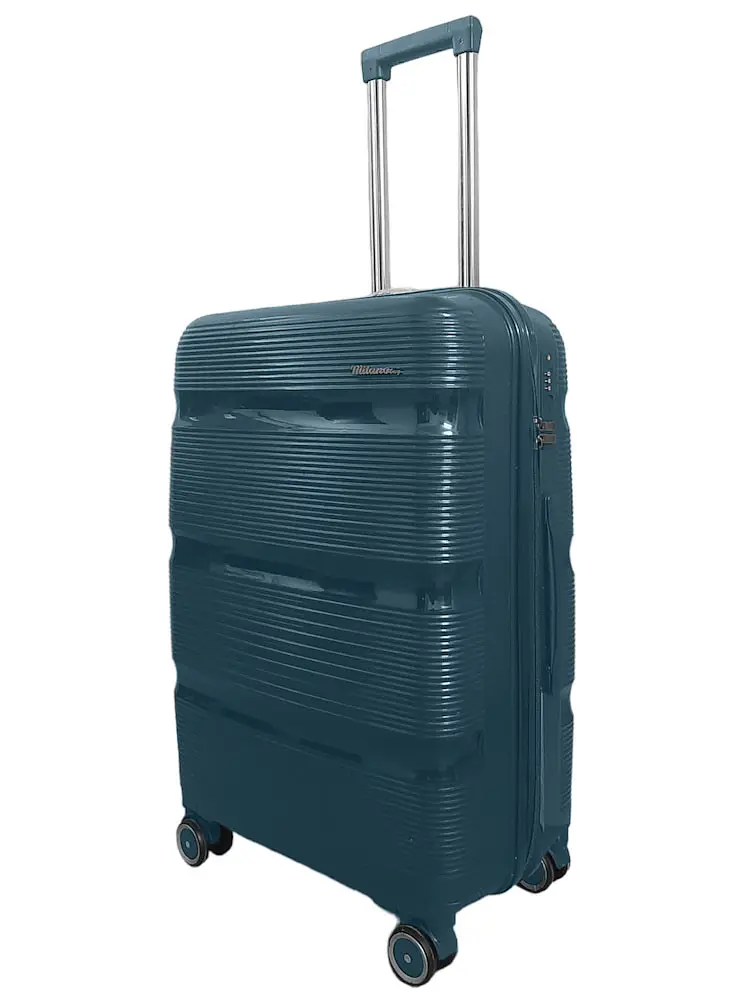 Валіза середня Milano bag 0307 поліпропілен Морська хвиля - фото 2