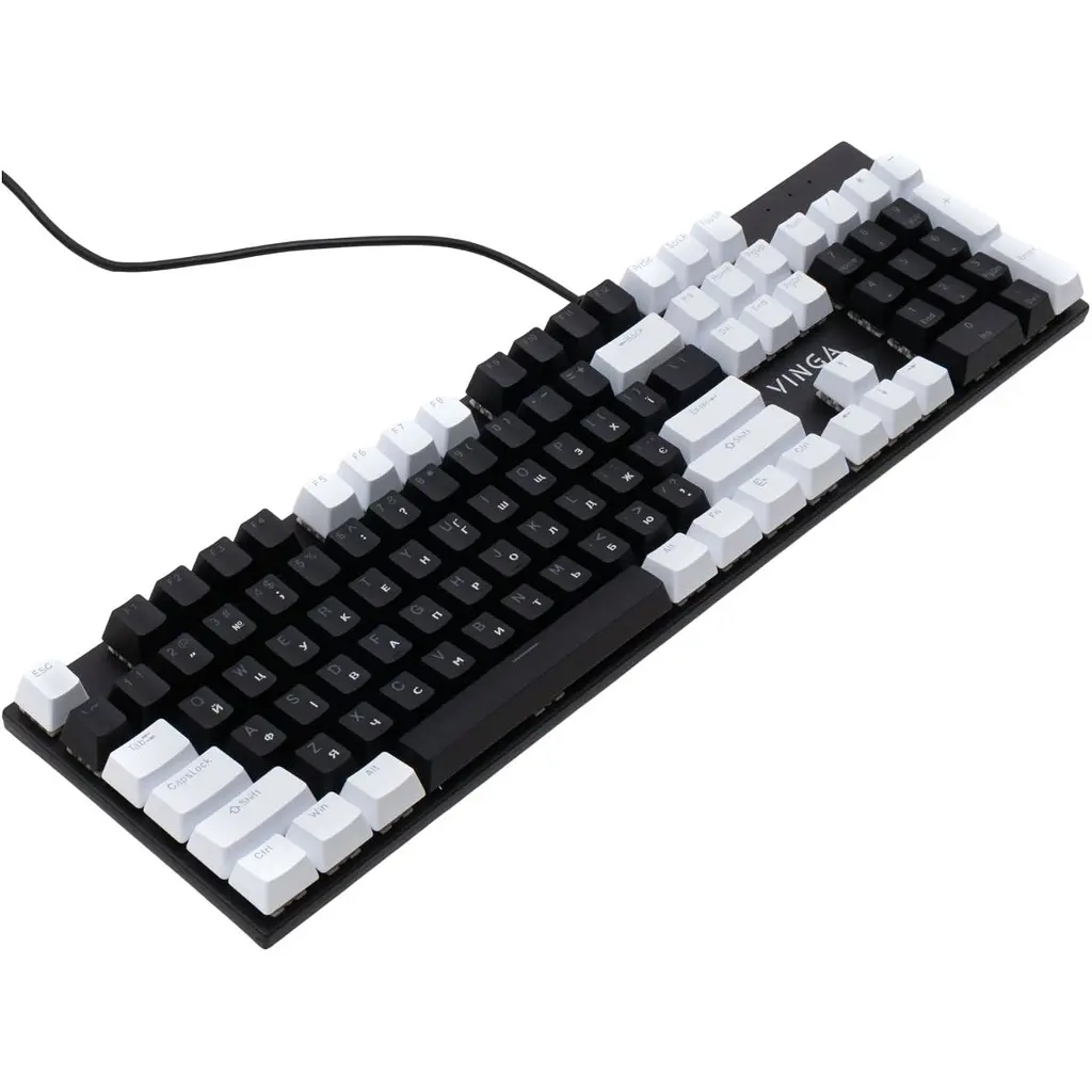 Клавіатура Vinga KBGM-095 LED Orange Switch White/Black (KBGM-095Y) [160692] - фото 2