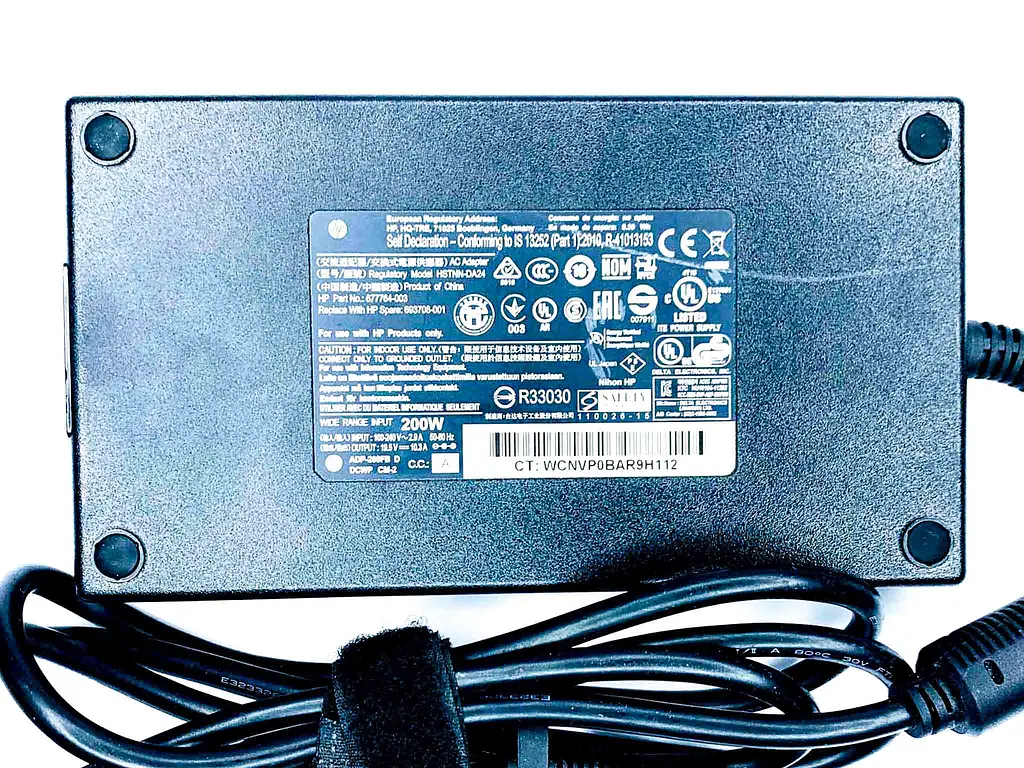 Блок живлення Hp 200w 7.4mm - Б/В - фото 2