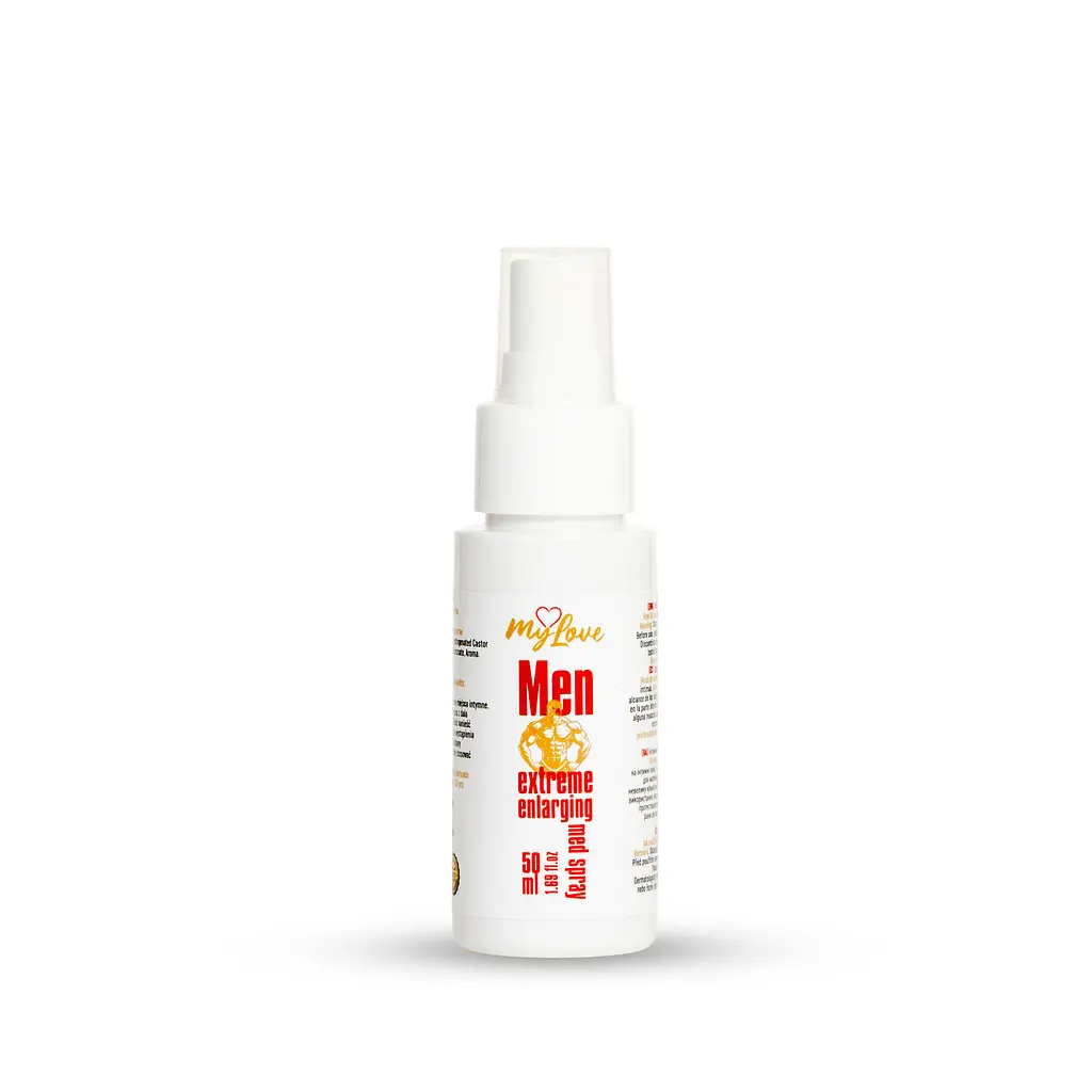 Збільшуючий спрей-лубрикант для чоловіків - MyLove Man Extreme Enlarging Med Spray, 50 мл - фото 10