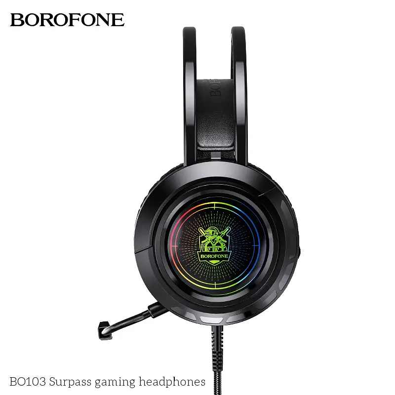 Игровые Наушники Borofone BO103 Surpass Черный - фото 4