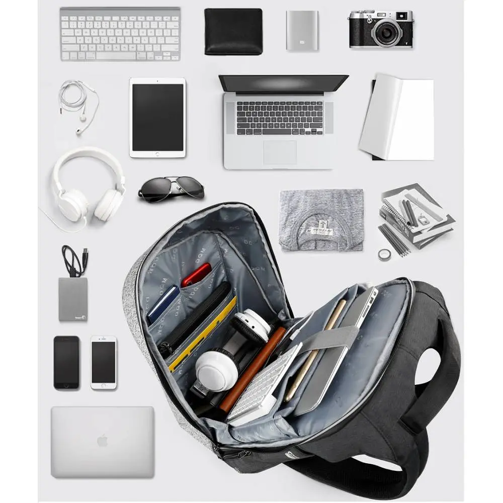 Рюкзак Tigernu D-83351 15.6" Black Grey (D-83351BlGr) - фото 7