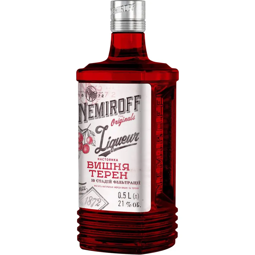 Настоянка Nemiroff Originals Вишня Терен 21% 0.5 л - фото 2