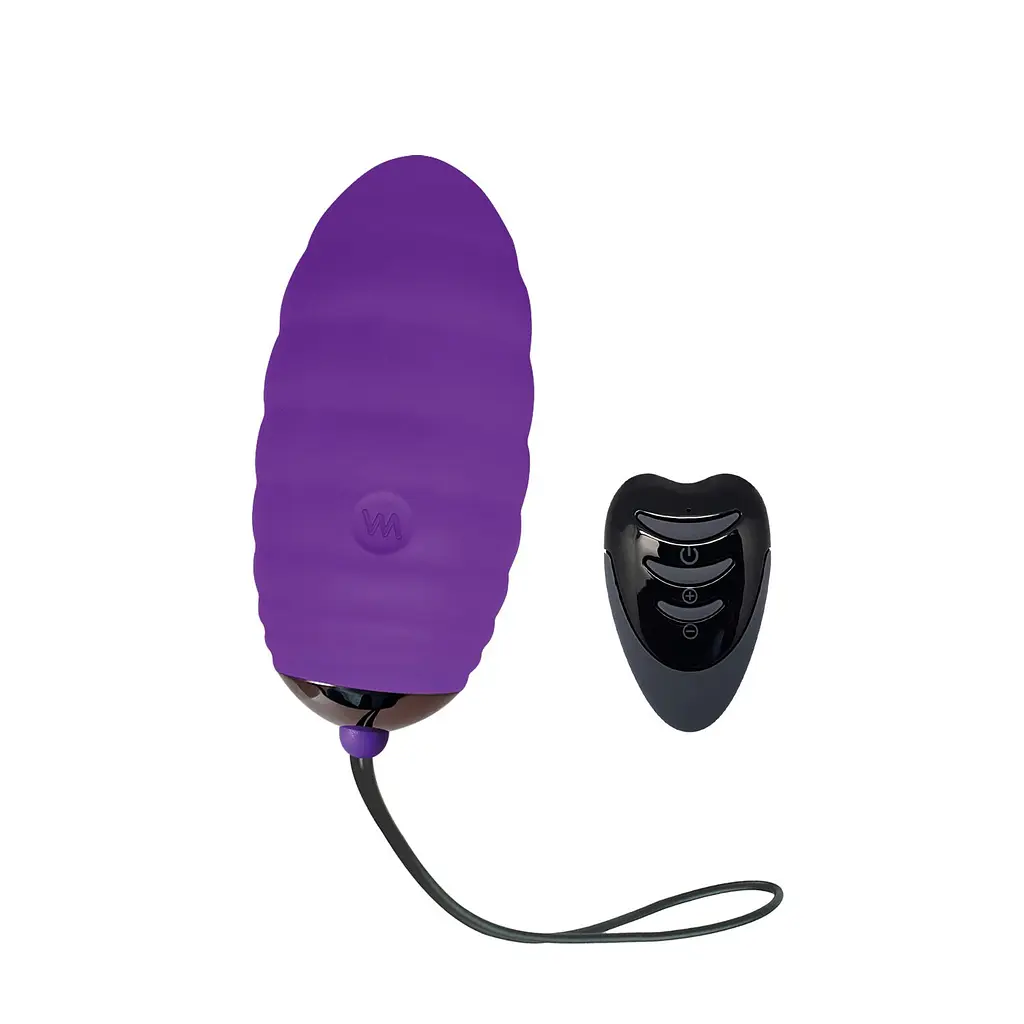 Віброяйце Adrien Lastic Ocean Breeze 2.0 Purple, пульт ДК, дуже потужний мотор, 10 віброрежимів - фото 2