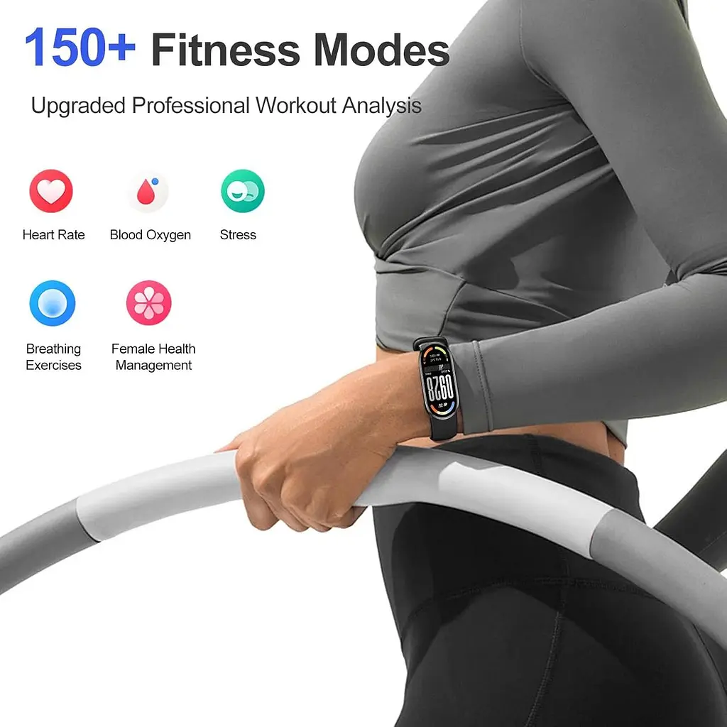 Фітнес-браслет Xiaomi Smart Band 10 Midnight Black (BHR07PYGL) - фото 4
