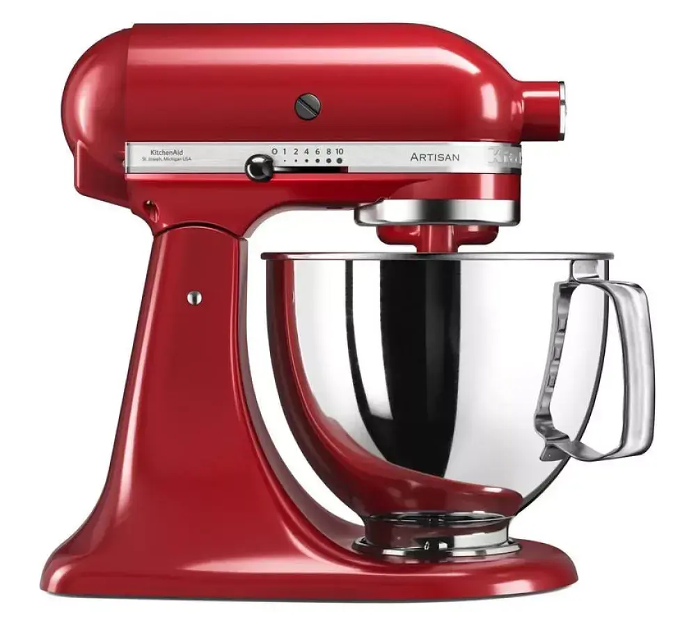 Кухонна машина KitchenAid Artisan 4,8 л 5KSM125EER з відкидним блоком червоний