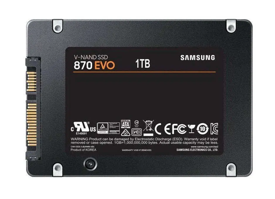 SSD накопичувач Samsung 870 EVO 1 TB (MZ-77E1T0B) - фото 3