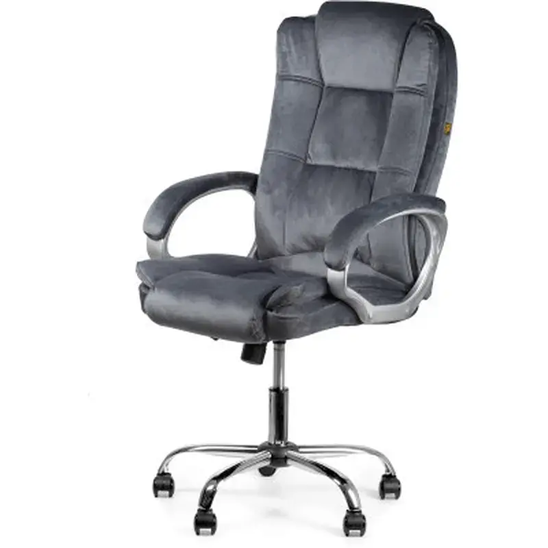 Офісне крісло Barsky Soft Microfiber Grey Soft-03 (Soft-03) - фото 7