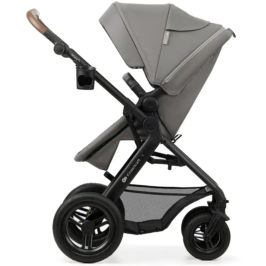 Коляска універсальна 3 в 1 Kinderkraft Moov 2 Air Light Gray (KSMOOV02LGR3000) - фото 7