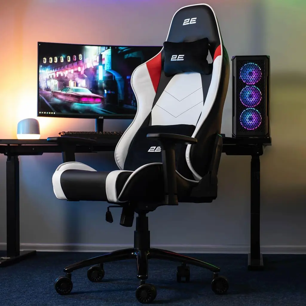 Ігрове крісло 2E Gaming Bushido II White/Black (2E-GC-BUS-WT) - фото 13