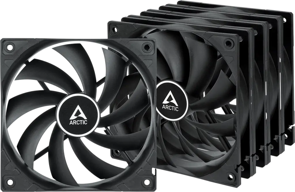 Вентилятор Arctic F12 5-Pack Black (ACFAN00248A) - фото 4