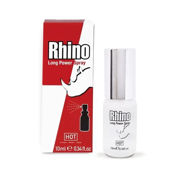 Hot Rhino Long Power Spray - Пролонгуючий спрей, 10 мл