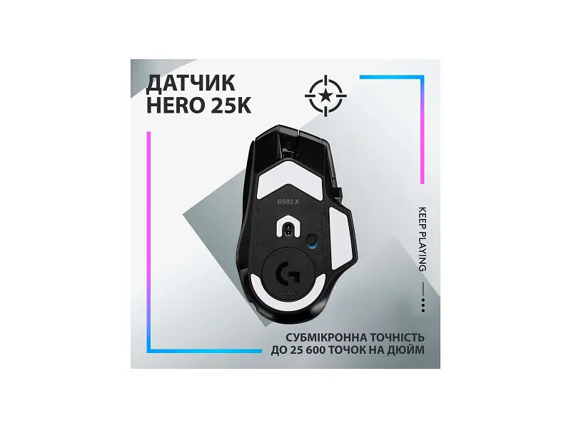 Миша Logitech G502 X PLUS Black (910-006162) - фото 3