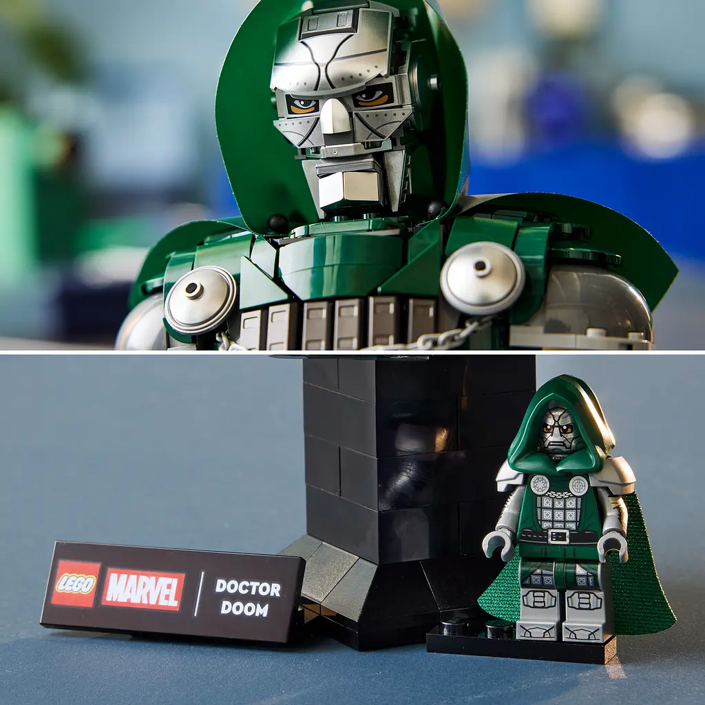 Конструктор LEGO Super Heroes Marvel Бюст Доктора Дума 379 ел. (76345) - фото 12