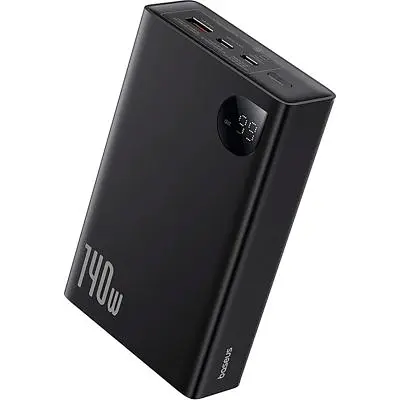 Батарея універсальна Baseus Adaman Metal Digital Display 24000mAh 140W, Black (P10021508113-00) (P10021507112-02 / P10021508113-00) - фото 2