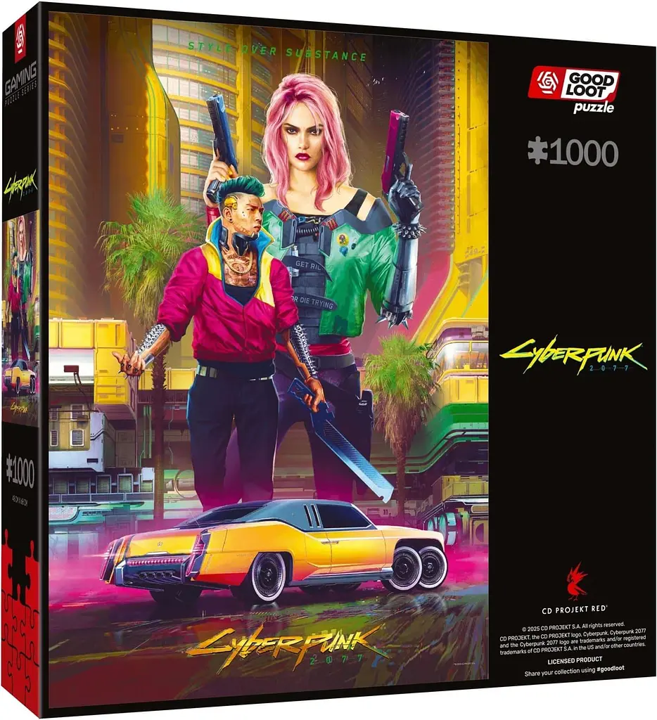 Пазл GoodLoot Cyberpunk 2077 Kitsch Style 1000 ел. - фото 6