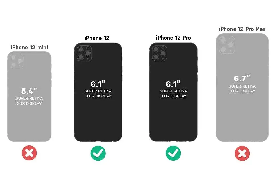 Чохол протиударний OtterBox Symmetry Series 77-65414 для iPhone 12/12 Pro (6.1") Black - фото 9