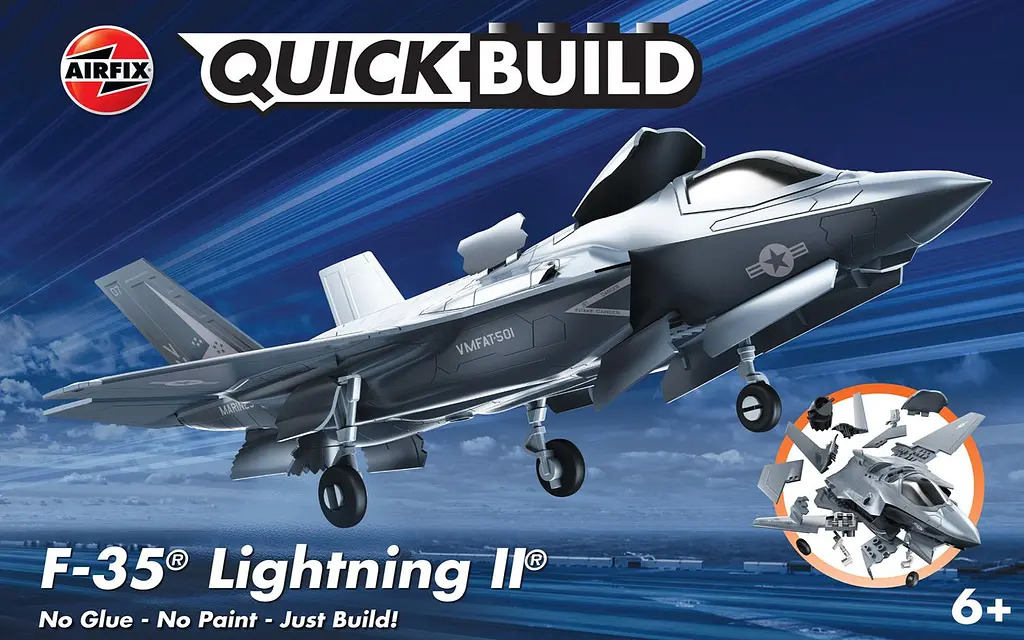 Конструктор Airfix самолет F-35B Lightning II Quickbuild AFXJ6040 - фото 1