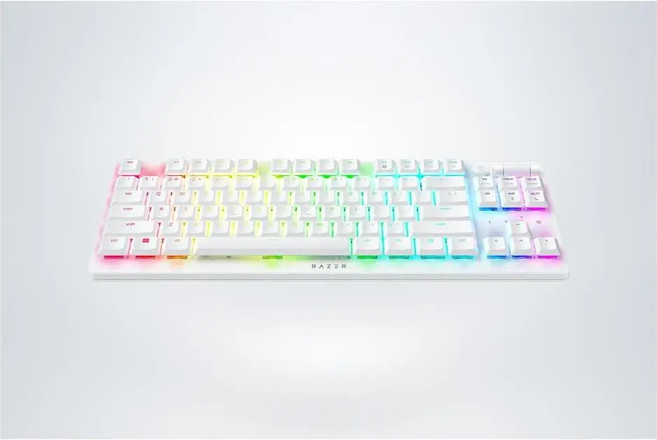 Клавіатура Razer DeathStalker V2 Pro Wireless White (RZ03-04363500-R3M1) - фото 3