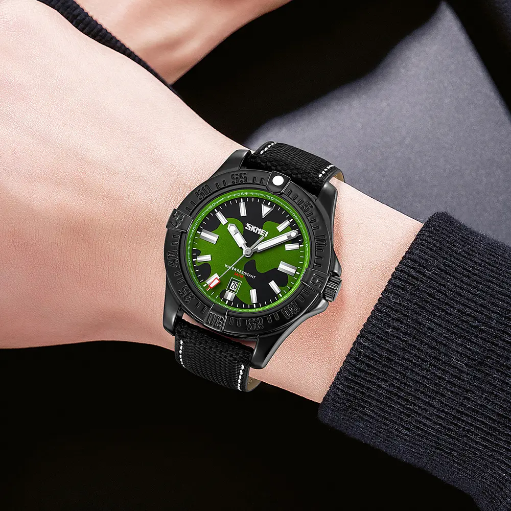 Чоловічий наручний годинник 9339CMGN Camo Green Skmei acs0030891 - фото 3