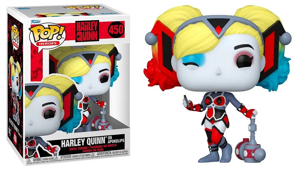 Фігурка Funko Pop DC Heroes Harley Quinn on Apokolips Харлі Квінн 10 см (FP DC HQ 450) - фото 2