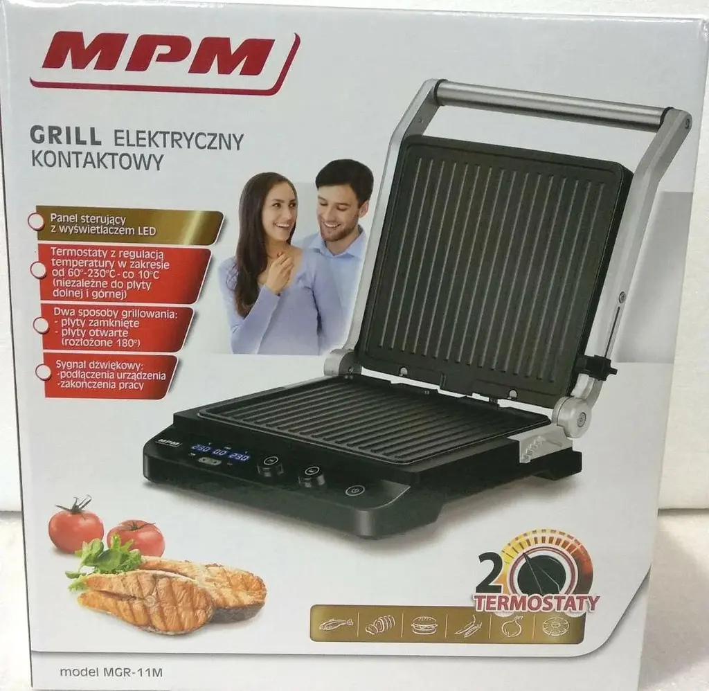 Гриль контактний MPM MGR-11M - фото 8