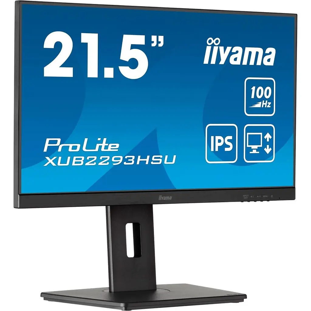 Монітор 21.5" Iiyama XUB2293HSU-B7 FHD IPS 100Hz (XUB2293HSU-B7) - фото 2