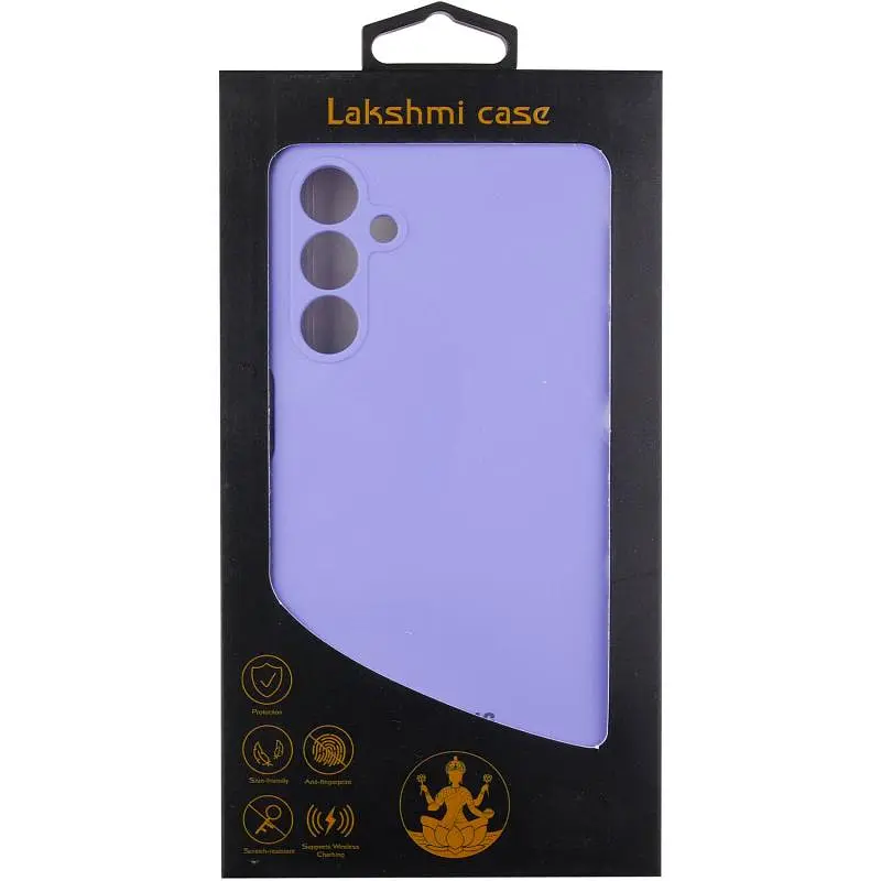 Чохол Silicone Cover Lakshmi Full Camera (AAA) with Logo для Samsung Galaxy S25+ Бузковий / Dasheen - фото 4