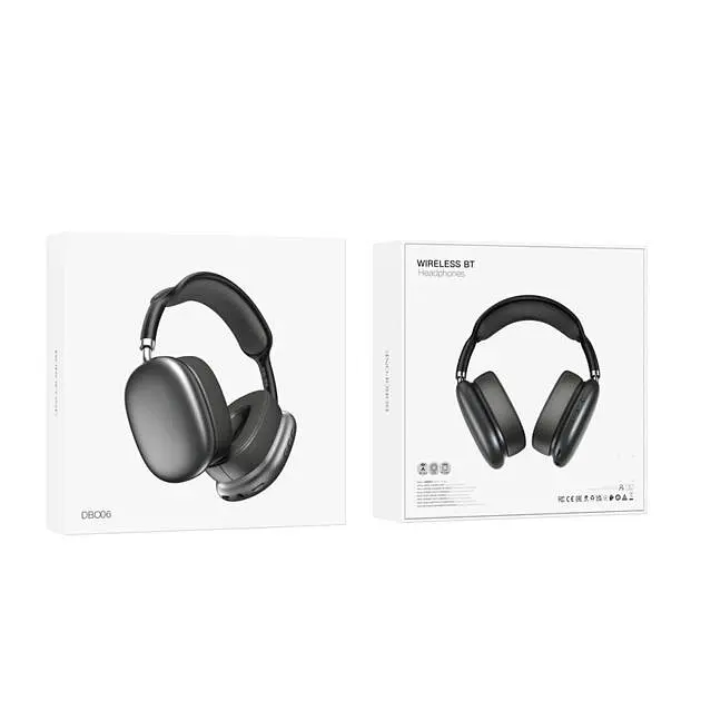 Навушники Borofone DBO06 Cool shadow BT headsphones Deep Space Gray - фото 5
