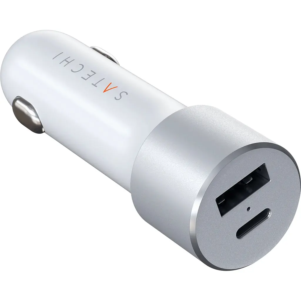 Автомобільний зарядний пристрій Satechi Car Charger Type-C PD 72W Silver (ST-TCPDCCS) - фото 3