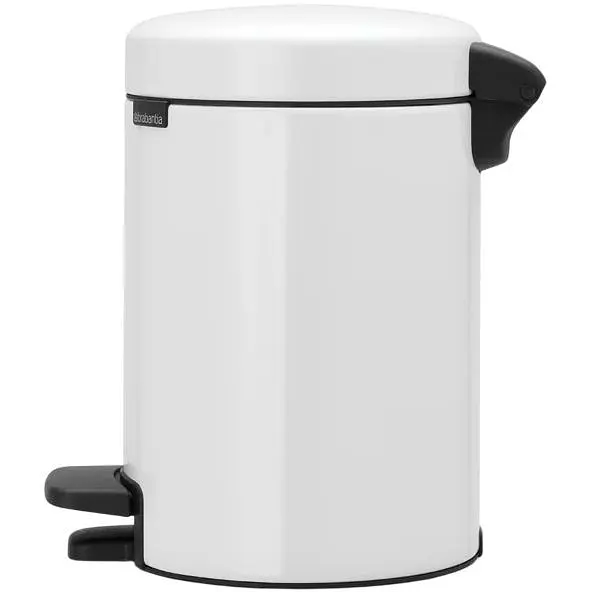 Відро для сміття Brabantia Pedal Bin біле 3 л (112126) - фото 3