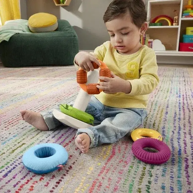 Пірамідка Fisher-Price Розвиток сенсорики (HXK47) - фото 8