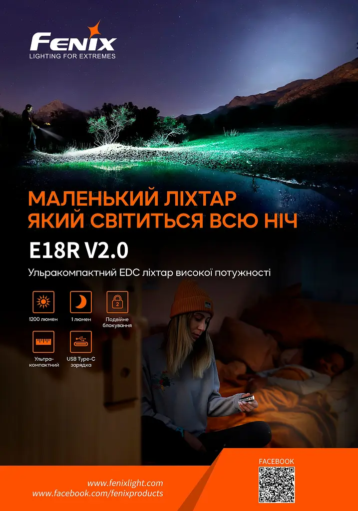 Ліхтар ручний Fenix E18R V2.0 - фото 7
