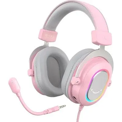 Навушники Fifine H6 RGB 7.1 Pink (H6P) - фото 2