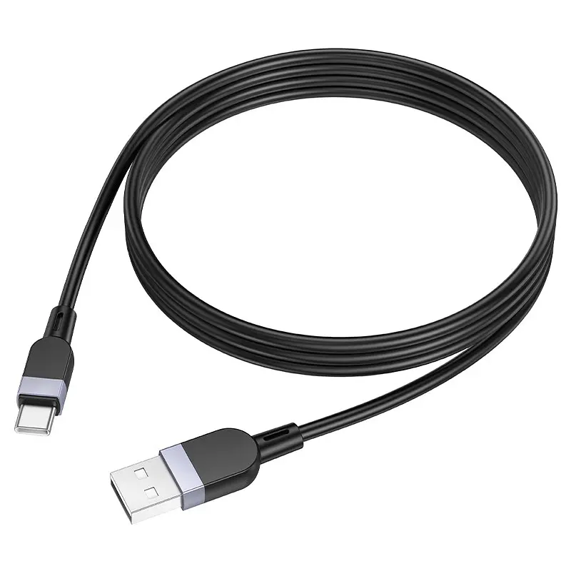 Дата кабель Hoco X109 Energy silicone USB to Type-C 1 м Black - фото 3