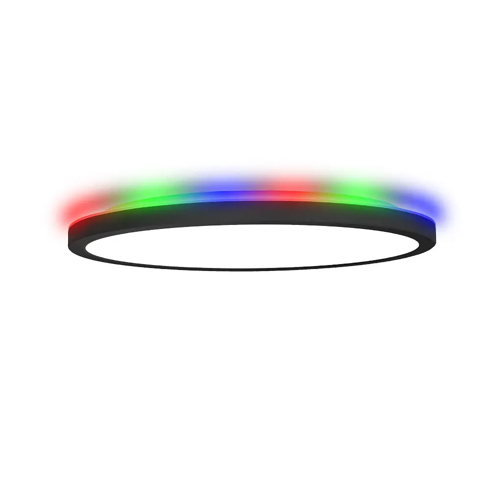 Світильник LED Violux ДББ MILLENNIUM RGB 38W 3000-6000K IP20 круг чорний - фото 2
