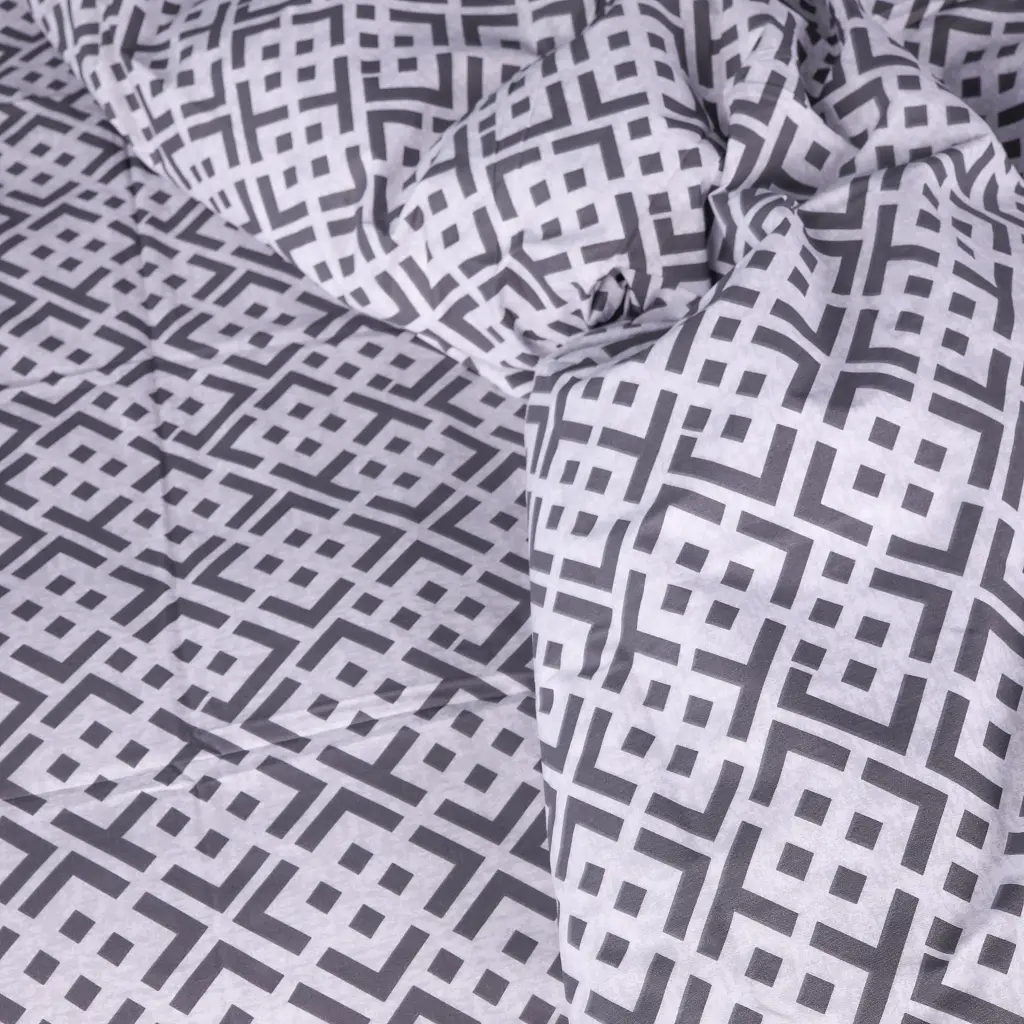Наволочка Mirson Ranforce Elite Abstract Graphite 70х70 см (2200013165835) - фото 2